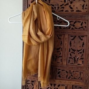 Golden yellow scarf